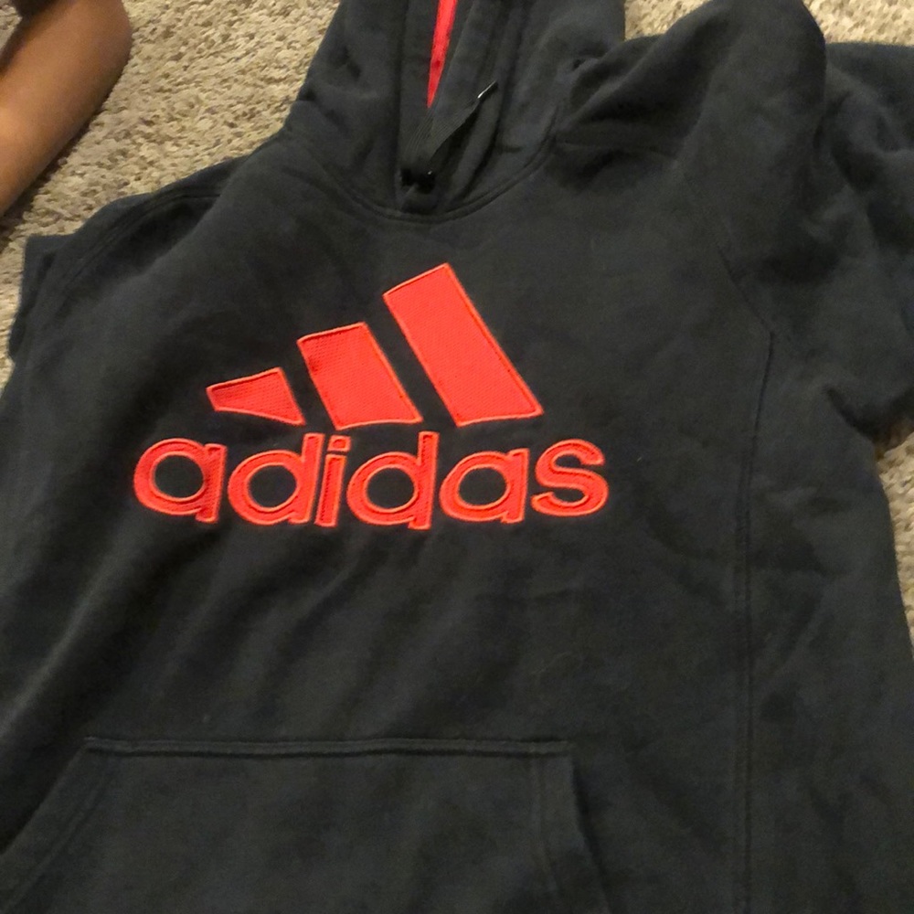 Oversized Adidas hoodie